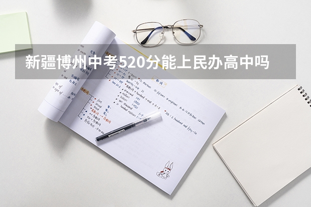 新疆博州中考520分能上民办高中吗