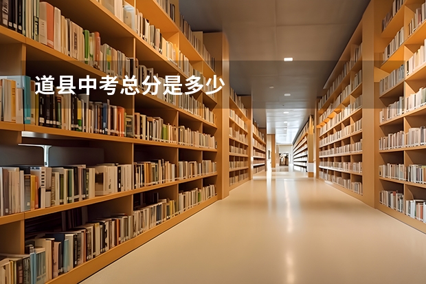道县中考总分是多少