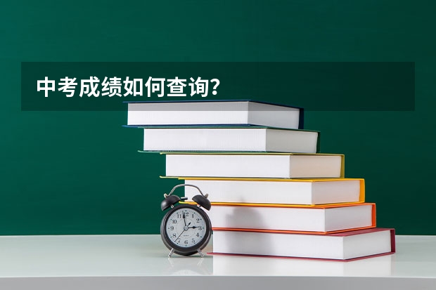 中考成绩如何查询？