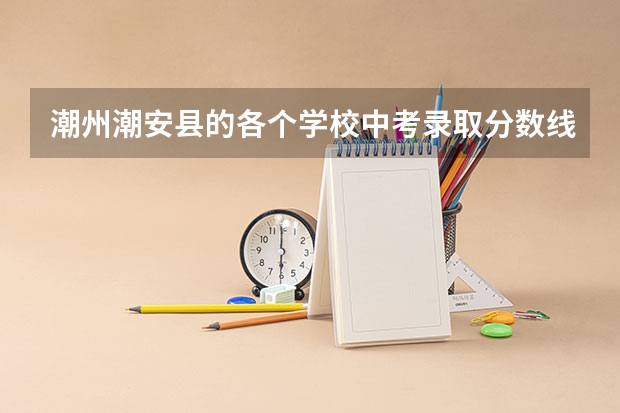 潮州潮安县的各个学校中考录取分数线是多少啊