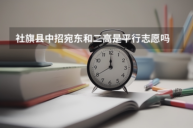 社旗县中招宛东和二高是平行志愿吗