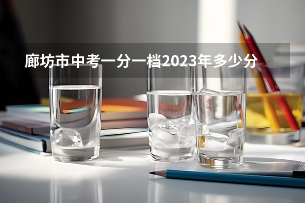 廊坊市中考一分一档2023年多少分