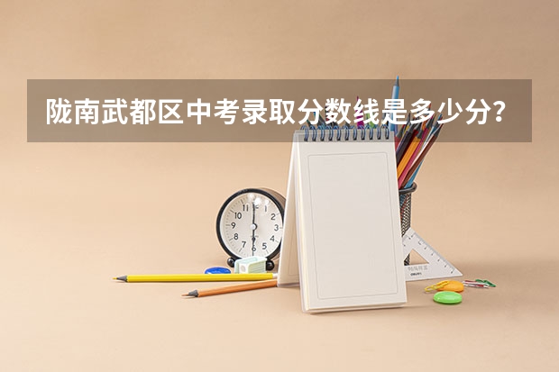 陇南武都区中考录取分数线是多少分？