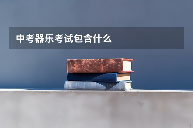 中考器乐考试包含什么