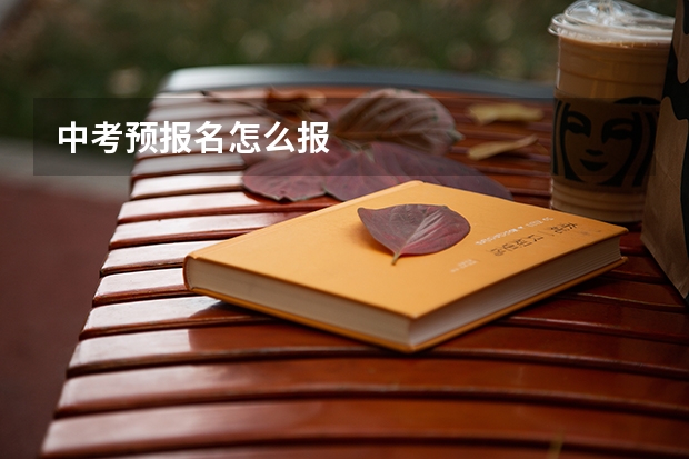 中考预报名怎么报