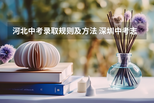 河北中考录取规则及方法 深圳中考志愿填报时间已定！2024年填报及录取规则详解