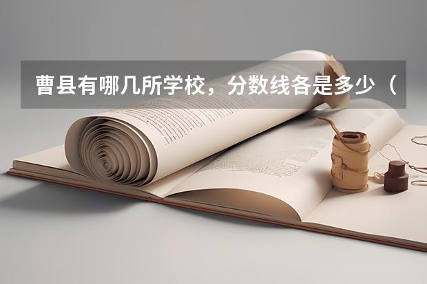 曹县有哪几所学校，分数线各是多少（初中。）