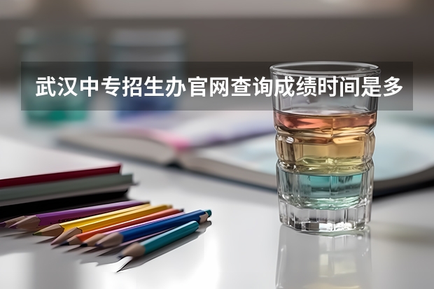 武汉中专招生办官网查询成绩时间是多久的