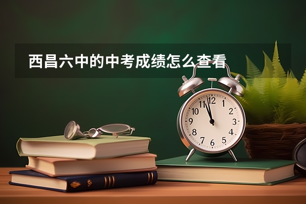  西昌六中的中考成绩怎么查看