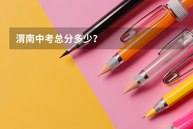 渭南中考总分多少?