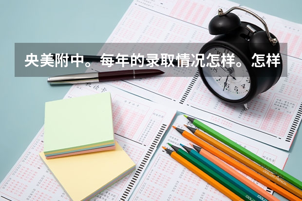 央美附中。每年的录取情况怎样。怎样报名 北京中招:海淀普高招12057人 职高招1080人