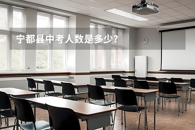 宁都县中考人数是多少？