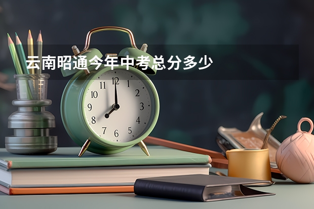 云南昭通今年中考总分多少