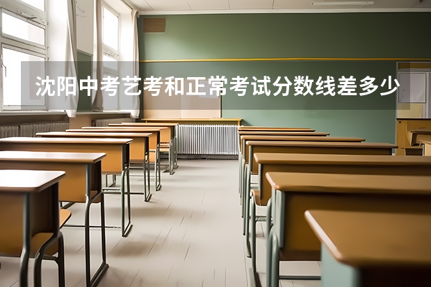 沈阳中考艺考和正常考试分数线差多少分