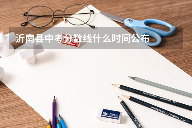 沂南县中考分数线什么时间公布