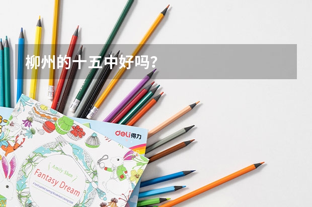 柳州的十五中好吗？