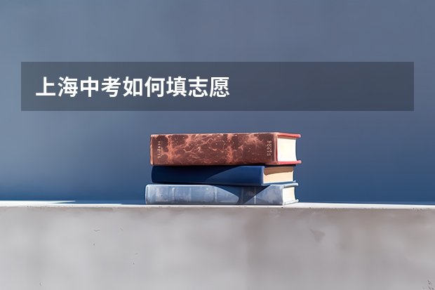 上海中考如何填志愿