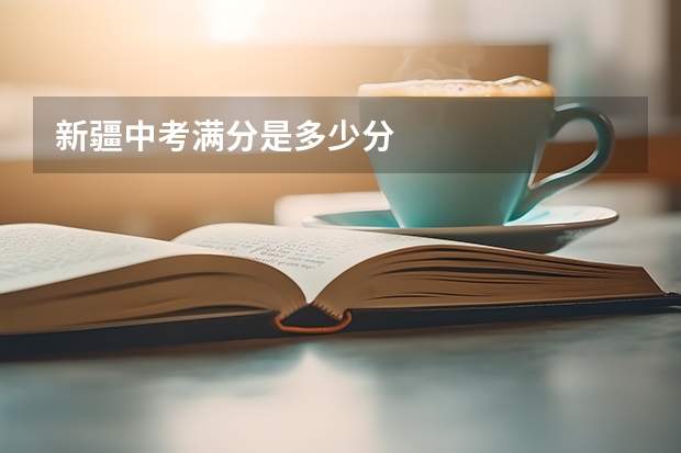 新疆中考满分是多少分