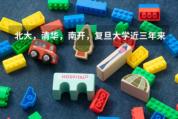 北大,清华,南开,复旦大学近三年来(~)在河北文,理科的录取分数线是多少?