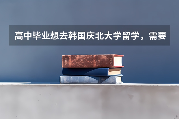 高中毕业想去韩国庆北大学留学,需要什么条件