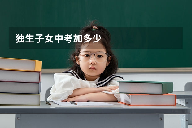 独生子女中考加多少