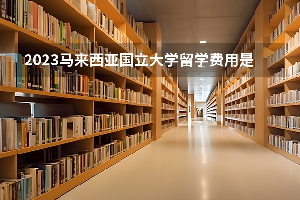2023马来西亚国立大学留学费用是多少