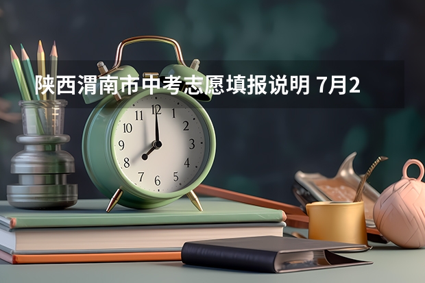 陕西渭南市中考志愿填报说明 7月24日-7月30日(西安中考志愿填报时间2023)