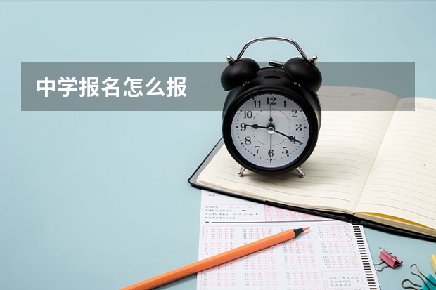 中学报名怎么报
