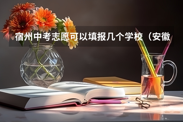 宿州中考志愿可以填报几个学校（安徽宿州中考志愿可以填几个学校）
