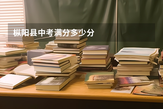 枞阳县中考满分多少分